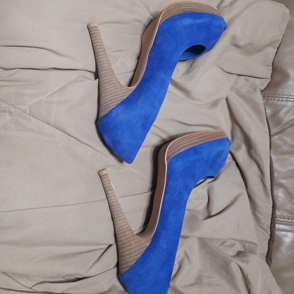 ☆☆ Open toe Blue high heel Steve Madden - Picture 3 of 8